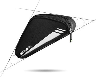 Торба за рамка на велосипед Rockbros B55 BK, 0.7L, најлон, црна