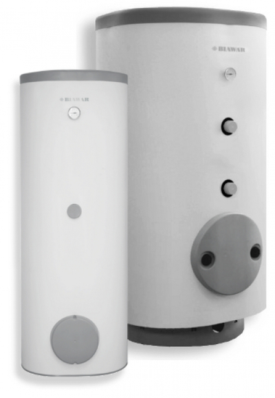 Bojler qëndror Biawar Standing Heat Exchanger, 300L, me spirale mrena, i bardhë