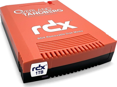 Kasetë Overland Tandberg RDX SSD 1TB, për backup, gri