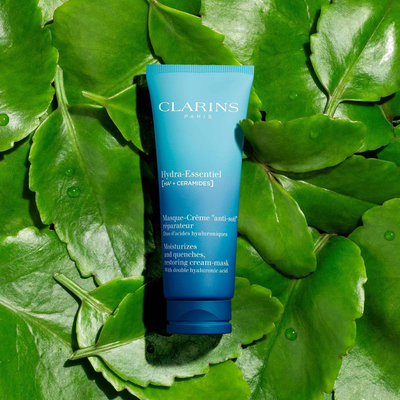 Маска за лице Clarins Hydra Essentiel, длабока хидратација, за сува кожа, без боја