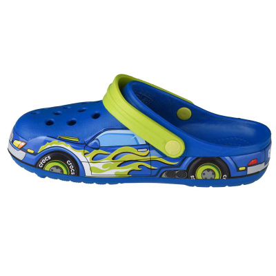 Sandale për kalamaj Crocs Fun Lab Truck Band Clog 207074, material sintetik, blu