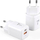 Karikues AC T-phox Handy Series T-PP08, 33W, USB dhe USB-C, i bardhë