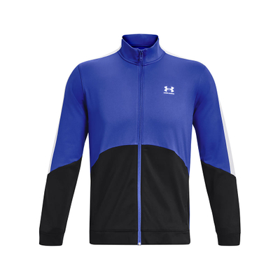 Xhaketë sport Under Armour Fashion Tricot, poliestër, madhësia XXXL, blu royal dhe e zezë