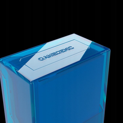 Kuti letra Gamegenic GGS22020, për 50+ karta, transparente, blu