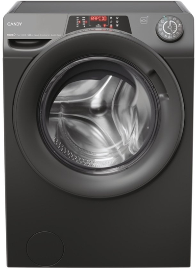 Lavatriçe Candy RO4476DWMRR7/1-S, 7kg, 1351rpm, A, e zezë