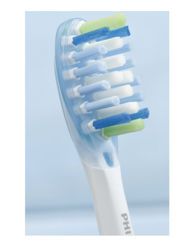 Koka furçe zëvendësuese Philips Sonicare C3 HX9042/87, paketim 2 copë, të bardha