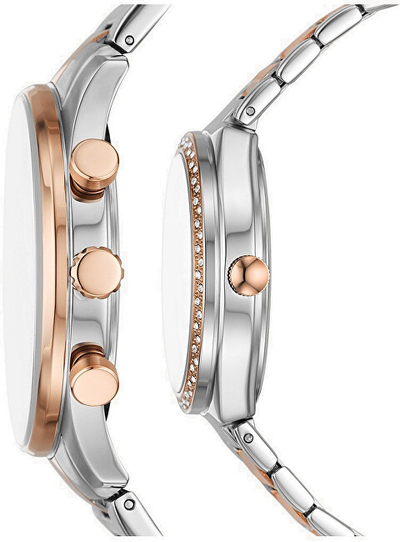 Set orë Fossil His and Hers BQ2756SET