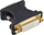 Adapter AV InLine 17790P, DVI I në VGA, i zi