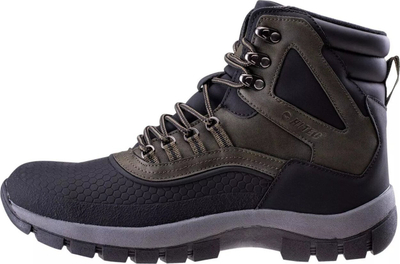 Këpucë trekking Hi-Tec Blazi Mid M, që s’i zë uji, me shollë TPR, me ngjyrë të zezë