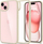 Mbrojtëse telefoni Spigen Ultra Hybrid për iPhone 15, TPU transparente, rri me karikim wireless, ngjyrë bezhë
