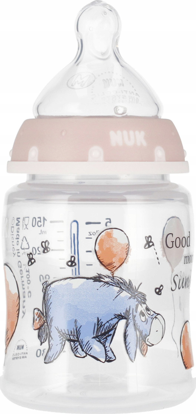 Biberon NUK First Choice+ KUBUS, 150ml, silikon, rozë