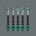 Set çelësa rakete Wera 8100 SB 9 Zyklop Speed, 3/8", 9 copë, i zi