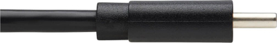 Kabllo USB C EATON U040-01M-C-RA, USB 2.0, 1m, e zezë