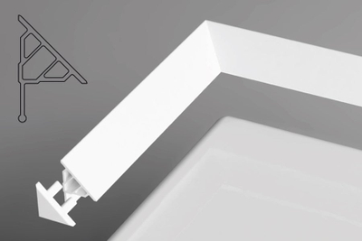 Shirit maskues për dush Ravak Type 10, 200cm, plastikë, i bardhë