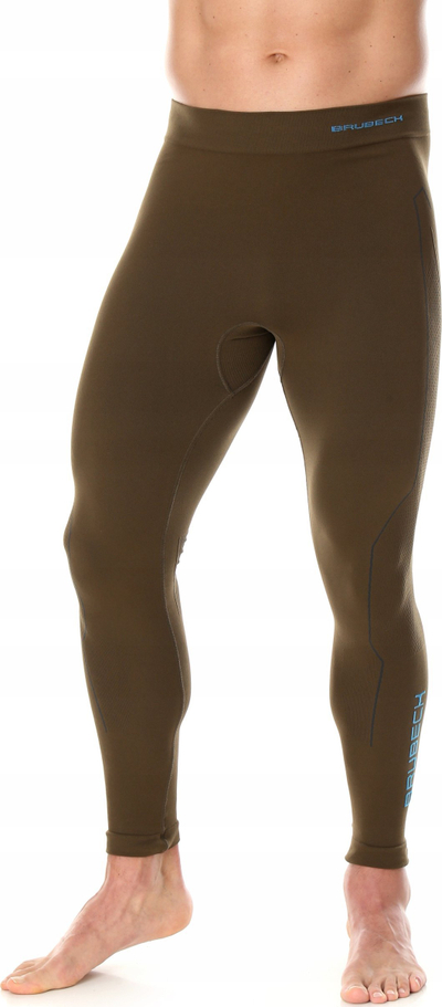 Leggings termike Brubeck Ranger, mas XXL, i mbajnë mirë ngrohtë, ngjyrë kaki