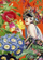 Kartë urimi Madame Treacle “Woman Among Flowers”, format B6, me shkëlqim, shumëngjyrëshe