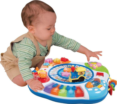 Tavolinë edukative Smily Play 0801, me drita dhe tinguj, shumëngjyrëshe