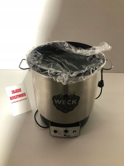 Dispenser për pije të nxehta Weck, çelik inox, i zi