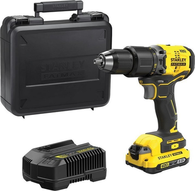 Shurubelmakinë goditëse Stanley FATMAX V20 SFMCD715D1K, 18V, 60Nm, 2Ah, e verdhë