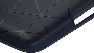 Maskë telefoni Carbon Flexible për Xiaomi Redmi Note 9 Pro 5G, mbrojtëse mbrapa, e zezë
