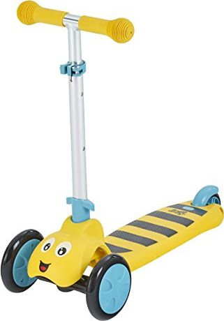 Trotinet për kalamaj Scootiebug Bumble, me 3 rrota, timon që lakohet, i verdhë