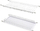 Сушара за садови REJS RACK DISH WE06.2828.01.010, за елемент 90 cm, метална, бела