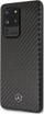 Kapak mbrapa Mercedes Benz Carbon Fiber për Samsung Galaxy S20 Ultra, TPU i butë, i zi