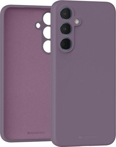 Mbulesë telefoni Mercury Silicone për Samsung Galaxy A55 A556, soft touch, vjollcë