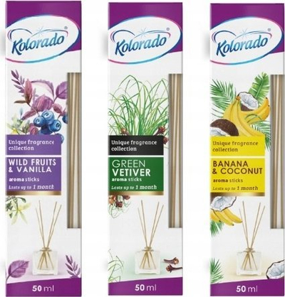 Difuzer aromash Kolorado Fragrance Sticks Exotic Flowers, 50ml