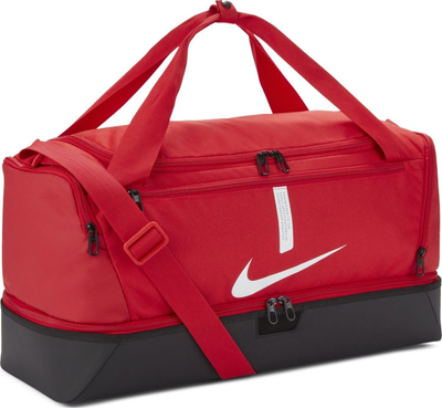 Çantë sportive Nike Academy Team M Hardcase, 37L, me vend më vete për këpucë, e kuqe