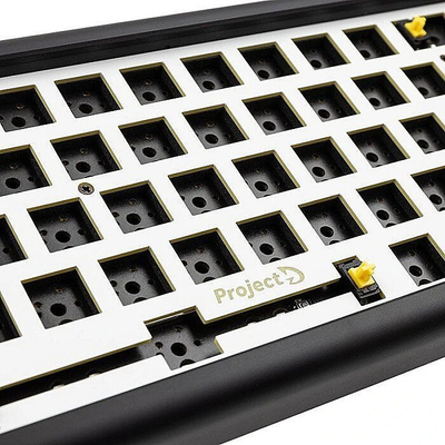 Механичка тастатура Ducky ProjectD Tinker 65, hotswap, barebone SF, црна