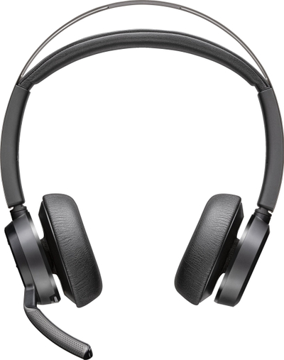 Kufje HP Poly Voyager Focus 2, USB A, me ndalues zhurme, me bazë karikimi, të zeza