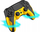 Gamepad Pad Yaxo Hornet Fury, wireless, për PC PS3 PS4, i bardhë