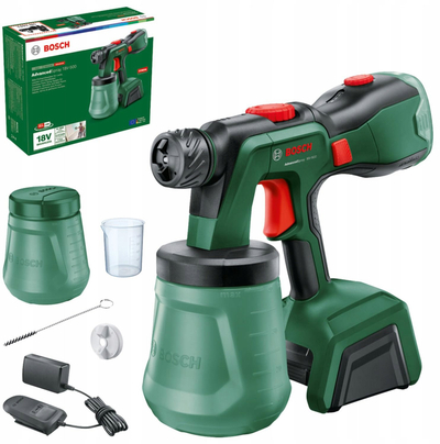 Pistoletë spërkatëse Bosch AdvancedSpray 18V-500, pa kabllo, 18V