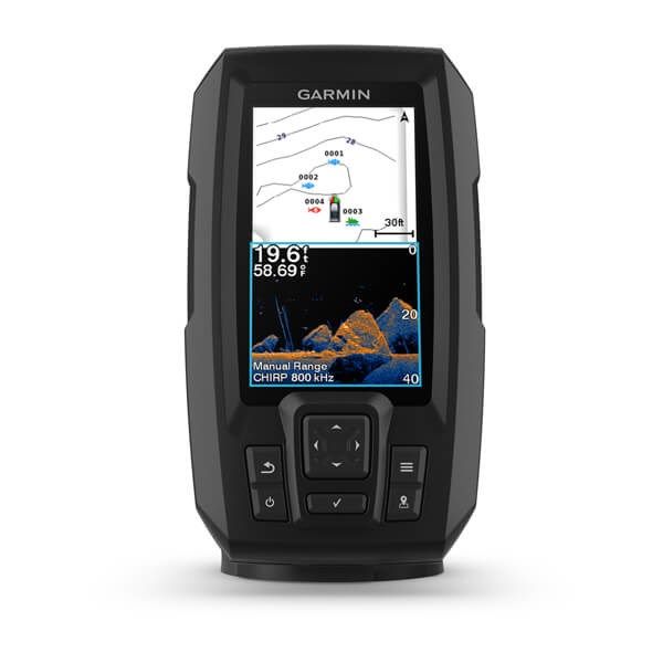 Fish finder Garmin Striker Vivid 4cv, GPS, me transduktor GT20 TM