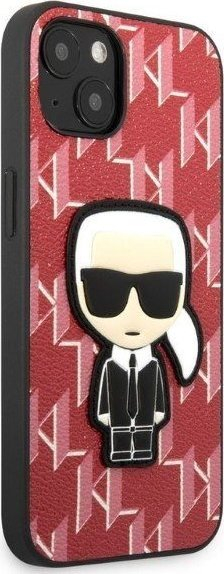 Futrollë telefoni Karl Lagerfeld KLHCP13MPMNIKPI, për iPhone 13 6.1", hardcase, e kuqe