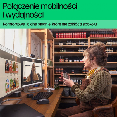 Tastierë HP, numerike, wireless, UK, e zezë