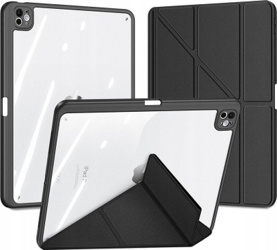 Навлака за таблет DUX DUCIS Magi Series за iPad Pro 11 M4, функција авто sleep wake, со држач за пенкало, црна