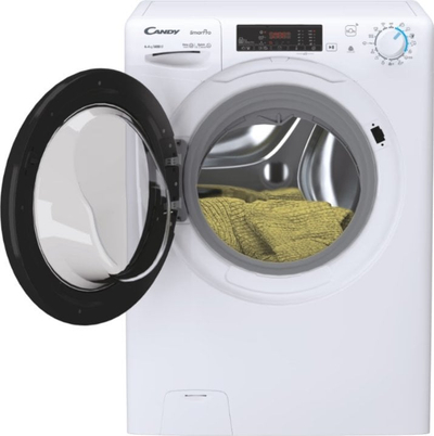 Комбинирана машина за перење и сушење Candy Smart Pro CSHW 4645TWB3/1-S, 6kg 4kg, 1400 rpm, бела