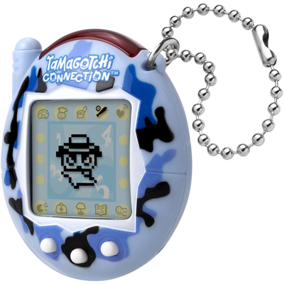 Lodër elektronike Bandai Tamagotchi Connection Wild Blue, ekran dixhital, me bateri, i kaltër
