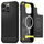 Mbështjellëse për iPhone 14 Pro Spigen Rugged Armor MagSafe, e zezë