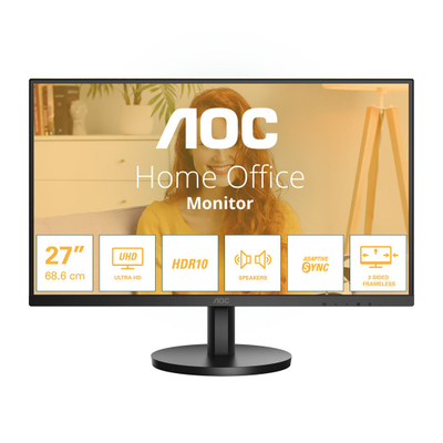 Monitor AOC U27B3A, 27\", 4K UHD, 60Hz, i zi