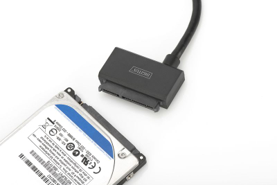 Adapter USB në SATA Digitus DA-70327, USB 3.1, Type C, i zi