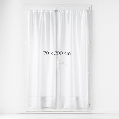 Perde Douceur d'intérieur Smooth Curtains Lissea, 70 x 200 cm, poliestër, e bardhë