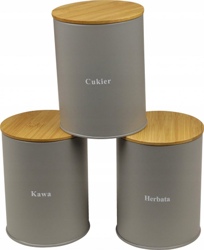 Set enësh kuzhine Brunbeste BB-1632, 3 copa, çelik inox, gri cappuccino