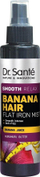 Sprej për flokët Dr. Sante Banana Hair Flat Iron Mist, pa shpëlarje, 150 ml