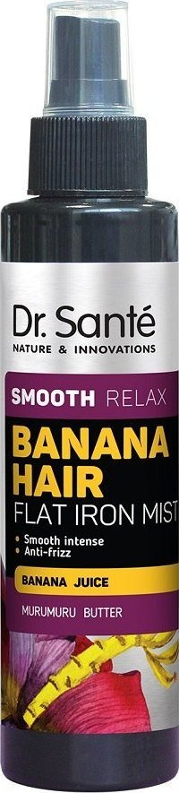 Sprej për flokët Dr. Sante Banana Hair Flat Iron Mist, pa shpëlarje, 150 ml