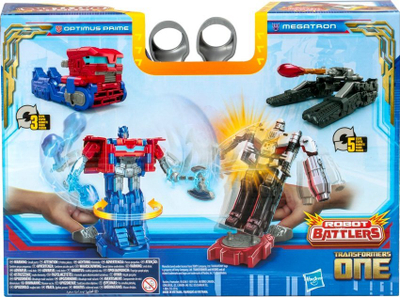 Lodër figurina Hasbro Transformers One Robot Battlers, set me 2 copë, 11.5 cm, shumëngjyrëshe