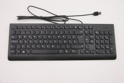 Tastierë Lenovo Calliope Gen2, USB, layout spanjoll, e zezë