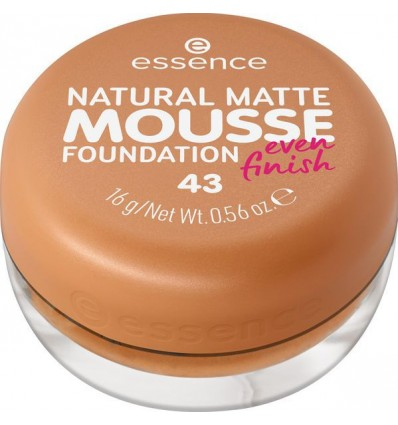 Krem pudër Essence Natural Matte Mousse, 43, 16 g